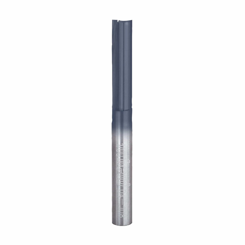 Straight Router Bit - 1/4" SH - Flutes:Double Flute - Diameter:1/4" - Cutting Length:1"